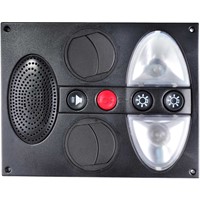 DOUBLE LIGHT &amp; VENT COMBINATION WITH SPEAKER BLACK