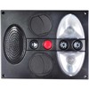 DOUBLE LIGHT & VENT COMBINATION WITH SPEAKER BLACK