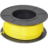 ELECTRICAL WIRE SINGLE 1mm YELLOW 30mt