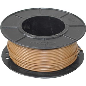 ELECTRICAL WIRE SINGLE 1mm BROWN 30mt