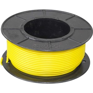 ELECTRICAL WIRE SINGLE 1.25mm YELLOW 30mt