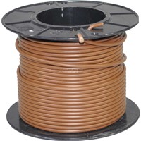 ELECTRICAL WIRE SINGLE 2.00mm BROWN