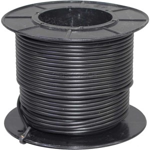 ELECTRICAL WIRE SINGLE 2.00mm BLACK