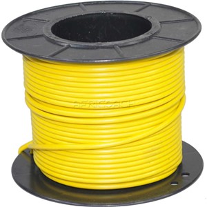 ELECTRICAL WIRE SINGLE 2.00mm YELLOW