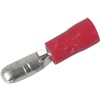 TERMINAL BULLET INSULATED RED MALE 5mm
