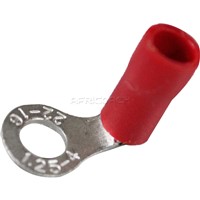 TERMINAL EYE INSULATED 4mm RED