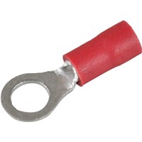 TERMINAL EYE INSULATED 5mm RED