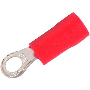 TERMINAL EYE INSULATED 6mm RED