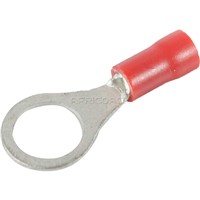 TERMINAL EYE INSULATED 8mm RED
