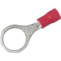 TERMINAL EYE INSULATED 10mm RED