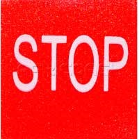 STOP RED SWITCH SYMBOL