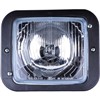 HEADLIGHT HELLA SQUARE WITH BLACK FRAME A4109