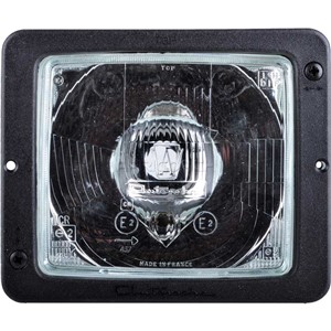 HEADLIGHT ABL SQUARE WITH BLACK FRAME