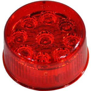 MARKER LIGHT ROUND 51mm LED RED