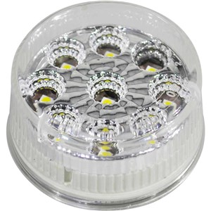 MARKER LIGHT ROUND 51mm LED CLEAR