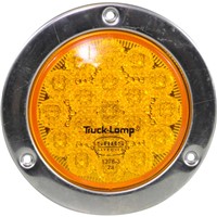 TAILLIGHT TRUCK LED METAL AMBER TRUCKLAMP