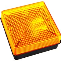 TAILLIGHT SQUARE AMBER COMPLETE