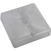 TAILLIGHT SQUARE WHITE LENS ONLY