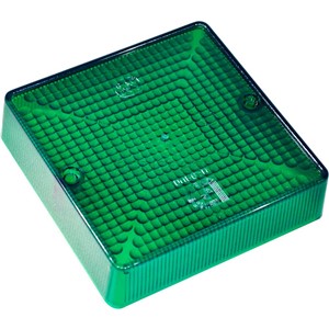 TAILLIGHT SQUARE GREEN LENS ONLY