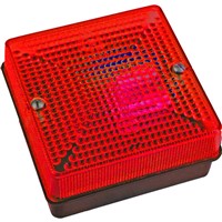 TAILLIGHT SQUARE RED COMPLETE