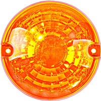 TAILLIGHT ROUND RINDER AMBER CRYSTAL LENS