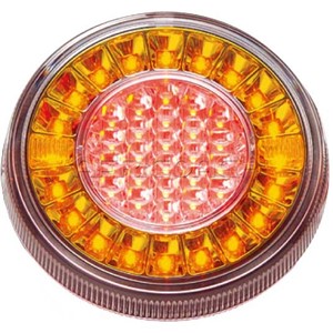 TAILLIGHT LED COMBINATION 122mm INDICATOR &amp; STOP
