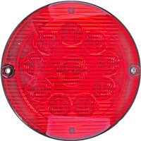 TAILIGHT FOR BUSSCAR DD ROUND 155mm LED RED
