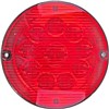 TAILIGHT FOR BUSSCAR DD ROUND 155mm LED RED