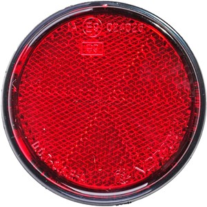 REFLECTOR ROUND FOR MARCOPOLO SCREW-IN RED