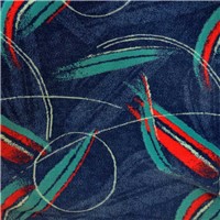 SEAT CLOTH MATERIAL DARK BLUE GREEN &amp; RED 1.4mt WIDE