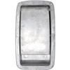 LUGGAGE DOOR HANDLE FOR MARCOPOLO G6 RECTANGULAR SILVER