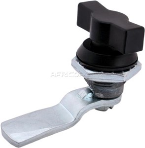 CAM LOCK QUARTER TURN WING KNOB ZINC BLACK 204-12-12-07