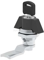CAM LOCK QUARTER TURN WING KNOB ZINC BLACK KEYED ALIKE 232-2-03-07