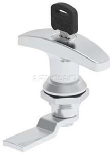 T HANDLE LOCK CHROME KEYED ALIKE 52mm 246-1-01-07