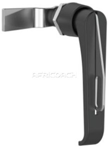 LOCK L HANDLE PADLOCKABLE BLACK 248-07