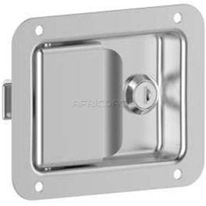 LOCK PUSH TO CLOSE LATCH STAINLESS STEEL KEYED ALIKE 253-01
