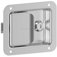 LOCK PUSH TO CLOSE LATCH STAINLESS STEEL KEYED ALIKE 253-01