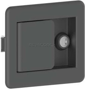 LOCK PUSH TO CLOSE LATCH POLYAMIDE KEYED ALIKE 260-01