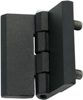 HINGE LEAF 50x50mm WITH STUDS ZINC BLACK 318-V2-1-2