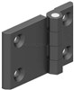 HINGE LEAF 60x90mm WITH HOLES ZINC BLACK 350-V1-1-2