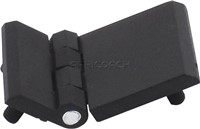 HINGE LEAF 60x90mm WITH STUDS ZINC BLACK 350-V2-1-2