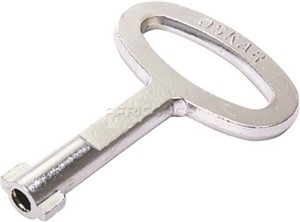 KEY MEDIUM 3mm DOUBLE CHROME 203-1-K1-1