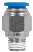 AIR STUD FITTING R1/8 MALE THREAD TO 8mm TUBE STRAIGHT