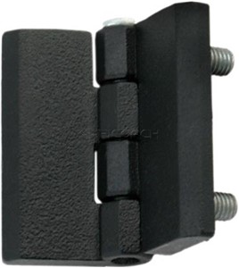 HINGE LEAF 40x40mm WITH STUDS ZINC BLACK 317-V2-1-2