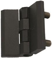 HINGE LEAF 60x60mm WITH STUDS ZINC BLACK 329-V2-1-2