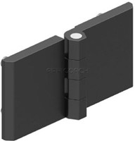 HINGE LEAF 60x120mm WITH STUDS ZINC BLACK 351-V2-1-2