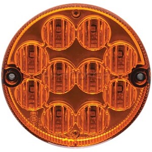 TAILLIGHT ROUND 95mm LED AMBER