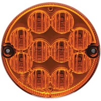 TAILLIGHT ROUND 95mm LED AMBER