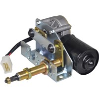 WIPER MOTOR 12V SINGLE SHAFT WITH GEARBOX 60 DEGREES LH