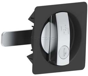 SQUARE CABINET LOCK 85x85mm CHROME KEYED ALIKE 106-V4-1-01-050